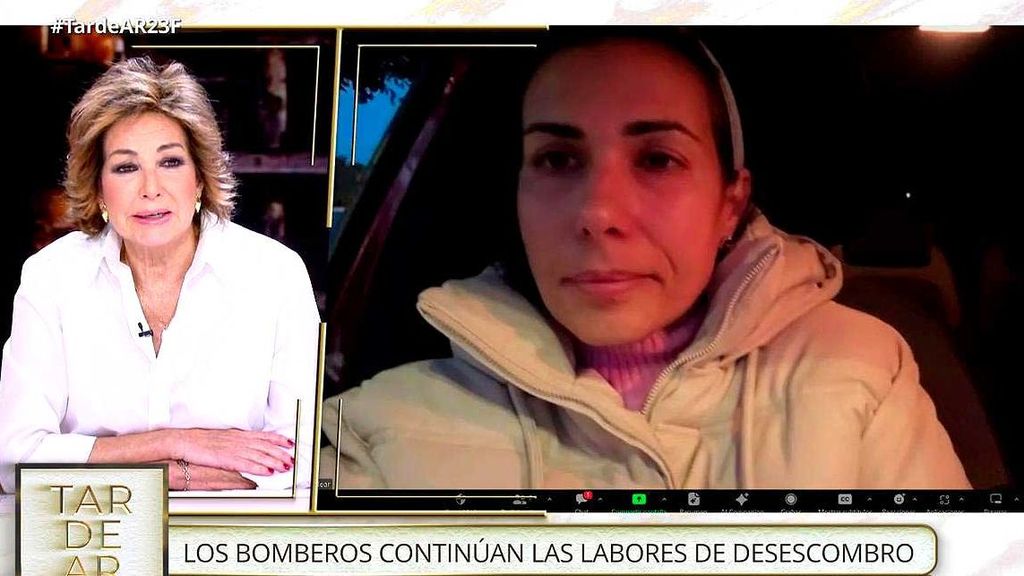 Una mujer afectada por el incendio de Valencia da las gracias a su vecino: "Gracias a él, pude salir"