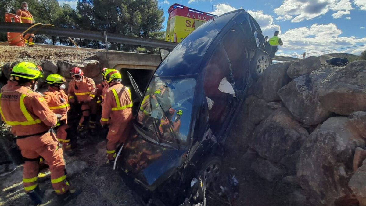 Accidente de un vehículo en Valencia