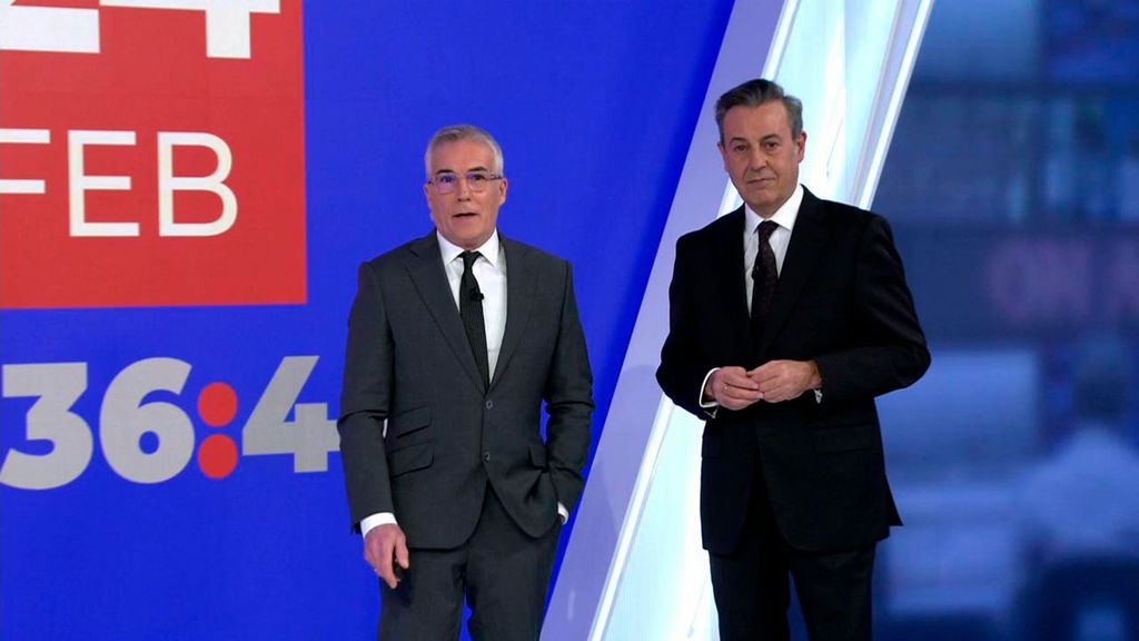 Con David Cantero, Leticia Iglesias y José Ribagorda Informativos Telecinco 2024 Mediodía 24/02/2024