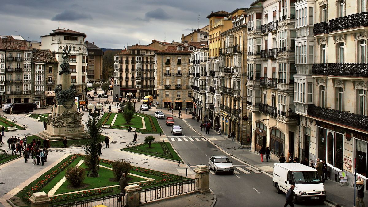Plaza de la Virgen Blanca, en Vitoria-Gasteiz