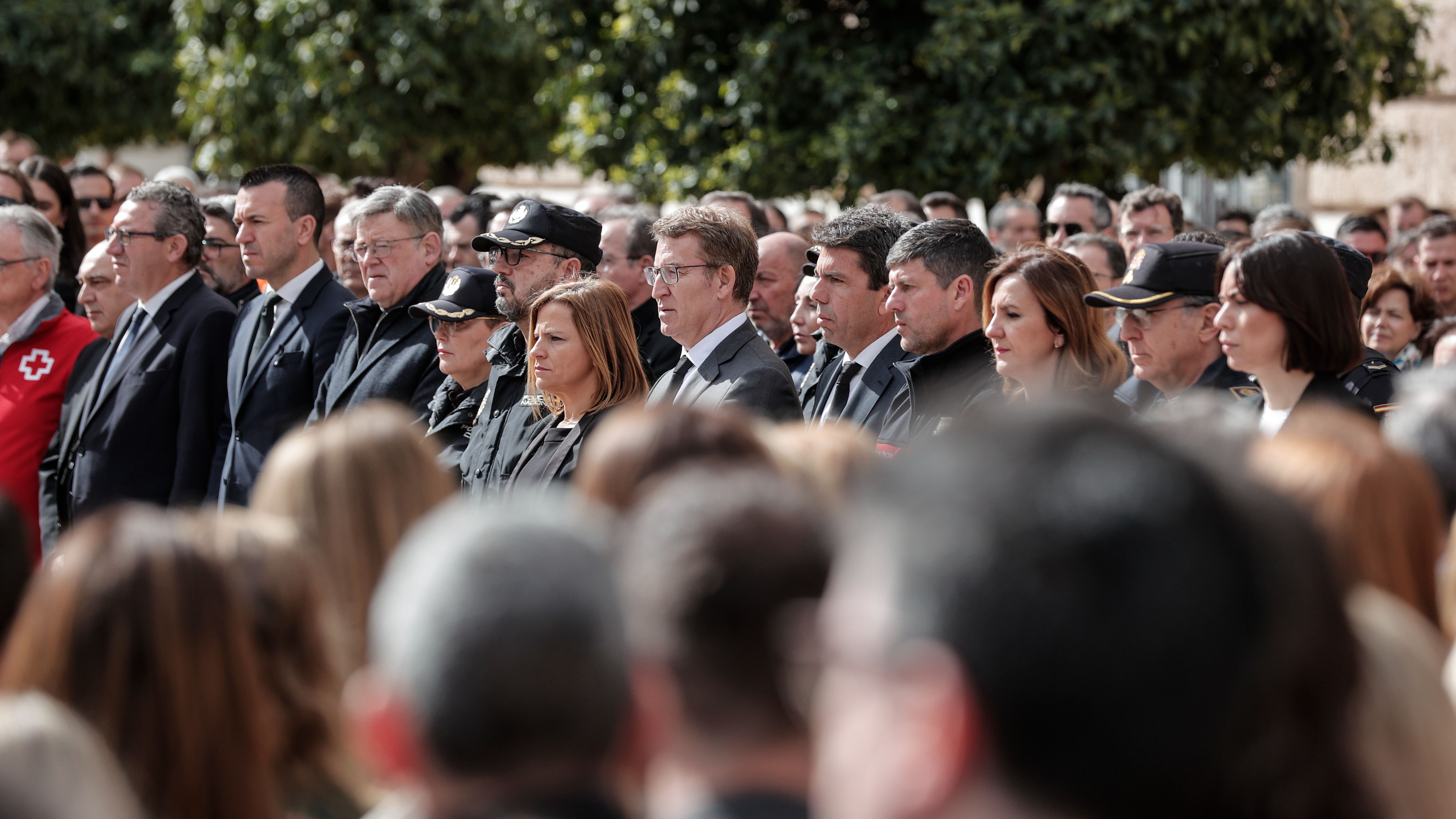 Representantes políticos, unidos por el "dolor" por las víctimas y afectados del incendio de Valencia