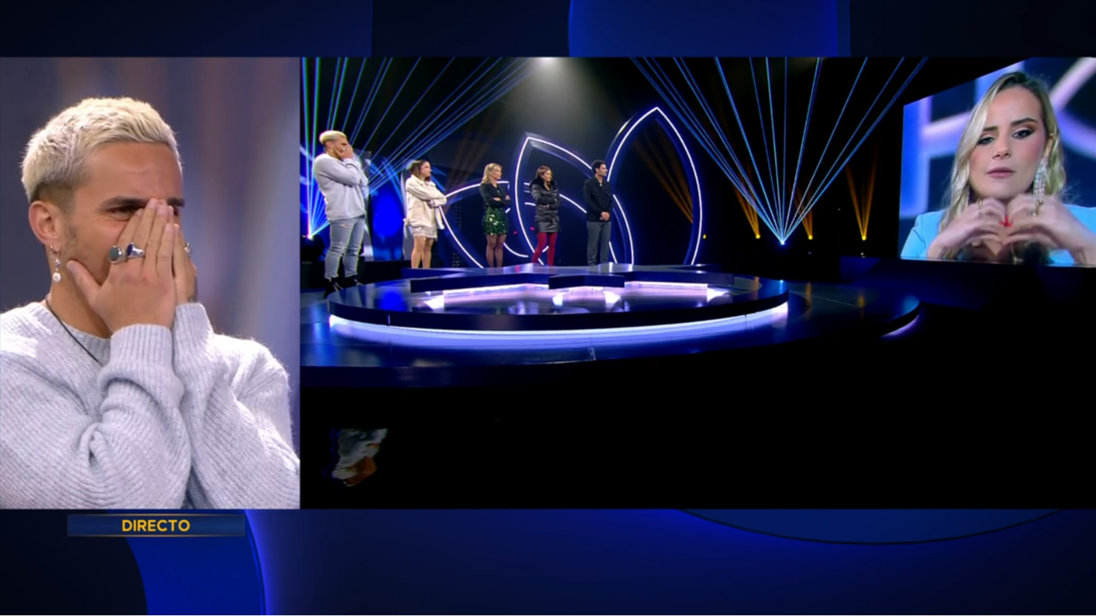 Manuel y su hermana Gloria, en directo