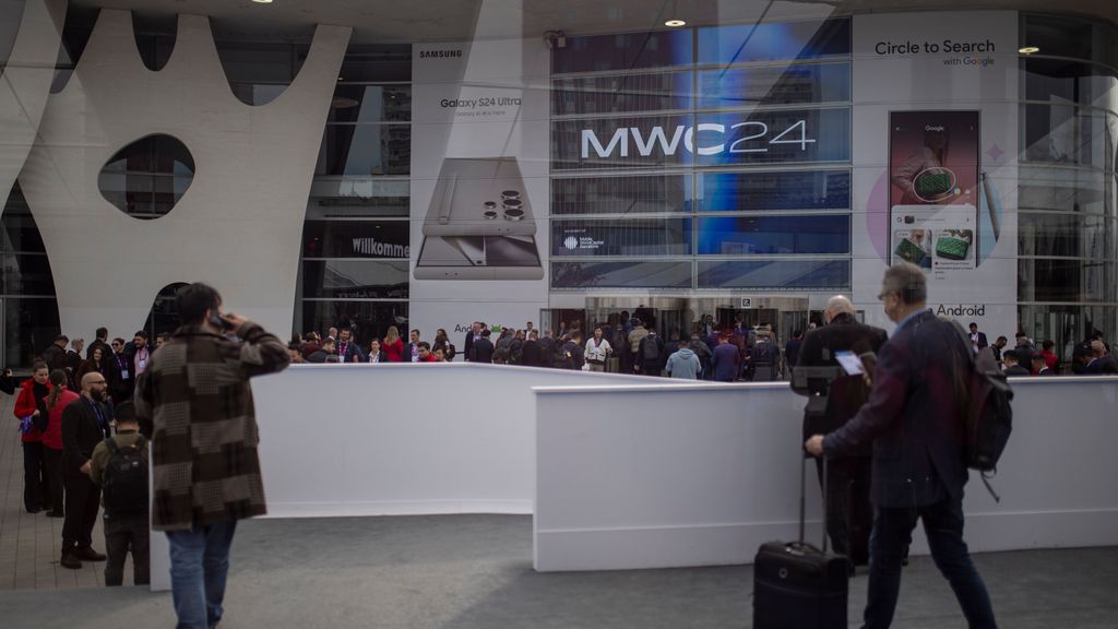 Ambiente el primer día del Mobile World Congress (MWC)