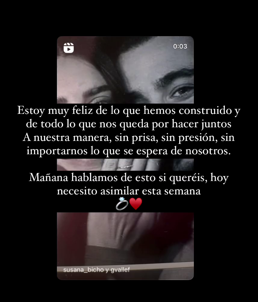 El mensaje de Susana Molina tras anunciar su boda con Guille Valle
