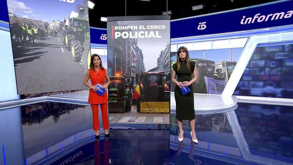 Con Ángeles Blanco e Isabel Jiménez Informativos Telecinco 2024 Mediodía 26/02/2024