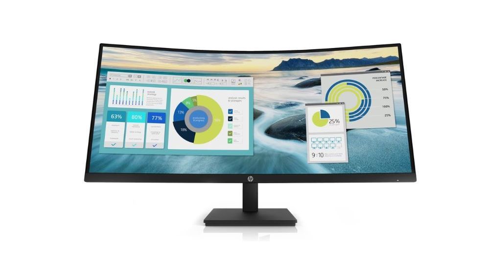 Monitor curvo HP P34hc G4 WQHD de 34"
