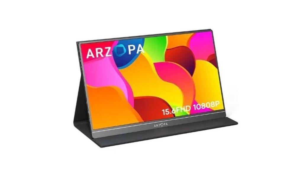 ARZOPA-Monitor portátil de 16,1 pulgadas, 100% sRGB, 1080P, HDR