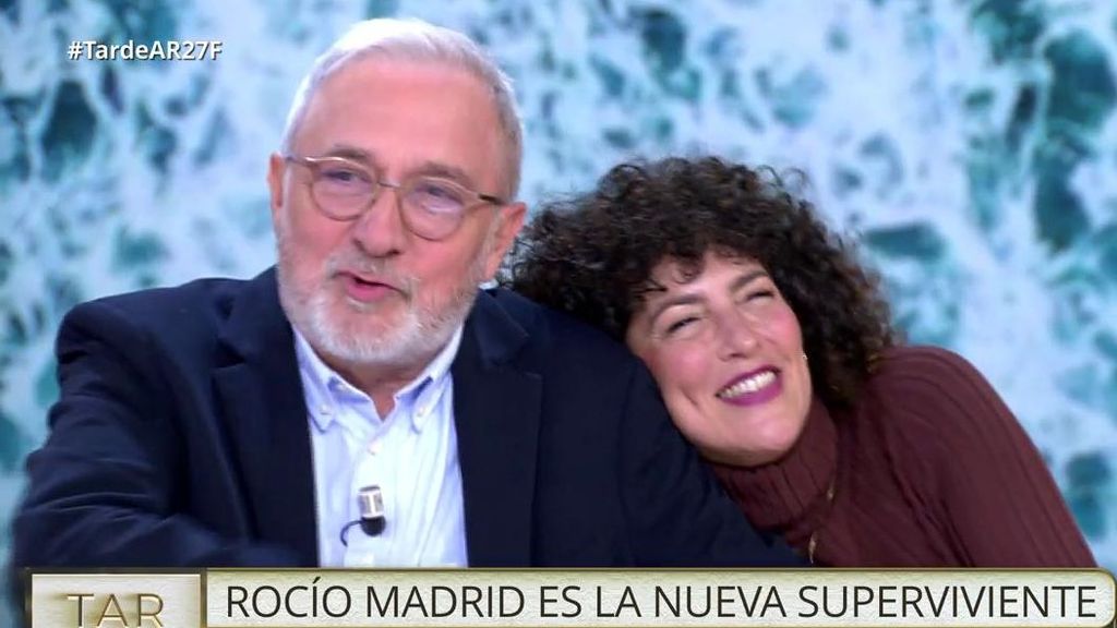 El reencuentro de Javier Sardá y Rocío Madrid en un plató tras confirmarse que es concursante de 'SV': "Qué sorpresa"