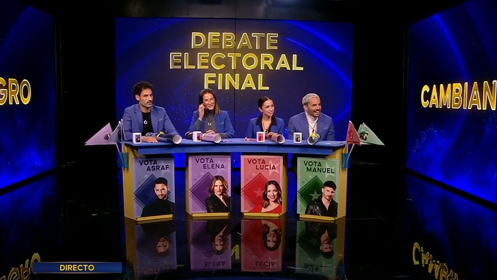Los finalistas se enfrentan al debate electoral GH DÚO GH DÚO 2 La campaña