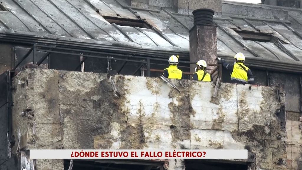¿Dónde se produjo el fallo eléctrico en el incendio de Valencia?