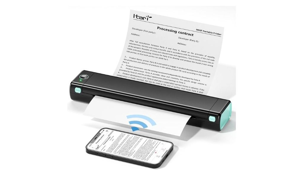 Impresora portátil, térmica y con Bluetooth Itari M08F-A4