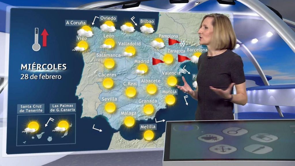 La previsión meteorológica con Rosalía Fernández