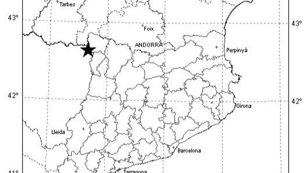 Registran un terremoto de magnitud 3,3 con epicentro en Huesca percibido en diversas comarcas de Lleida