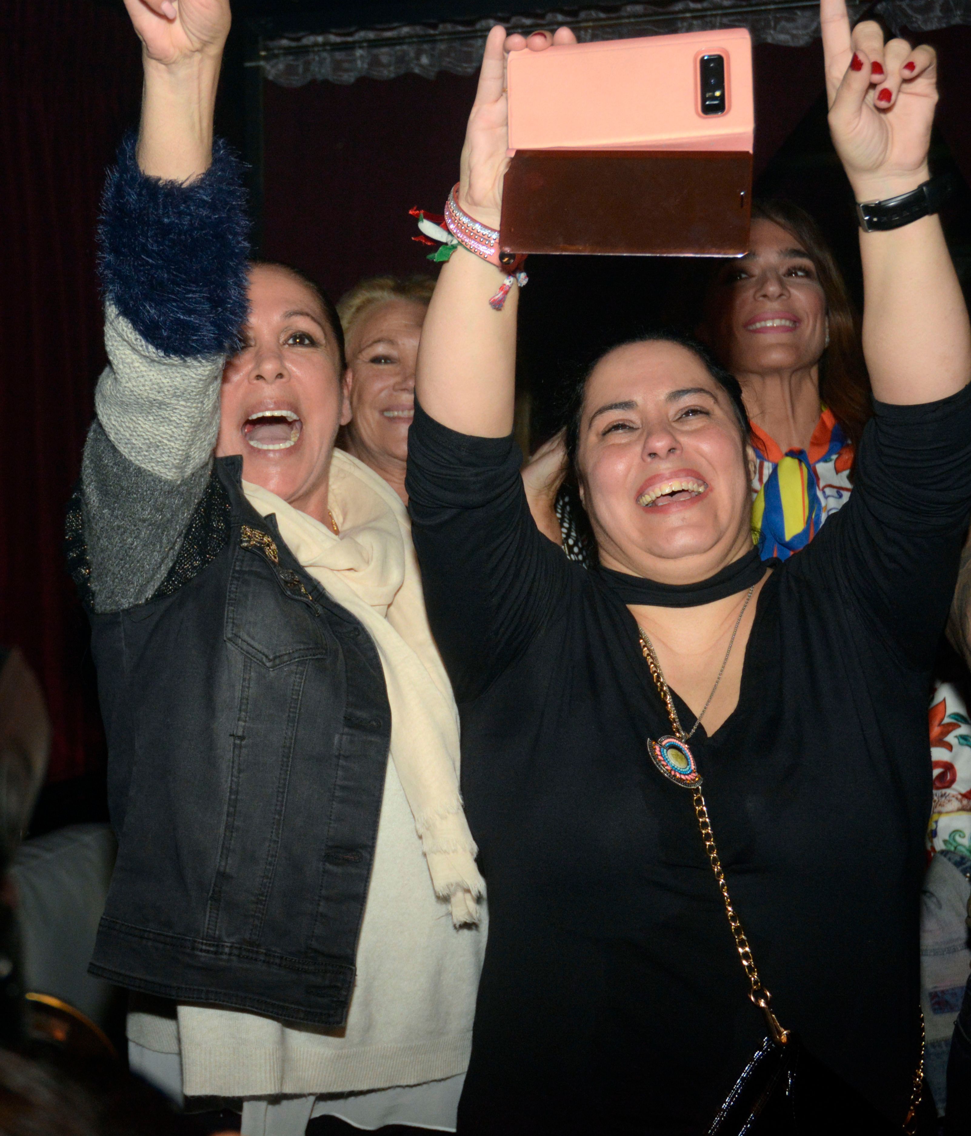 Celeste y Pantoja, de fiesta
