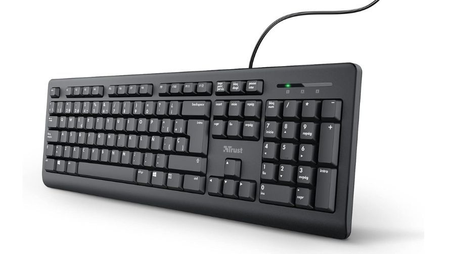 Teclado para ordenador con cable Trust Taro