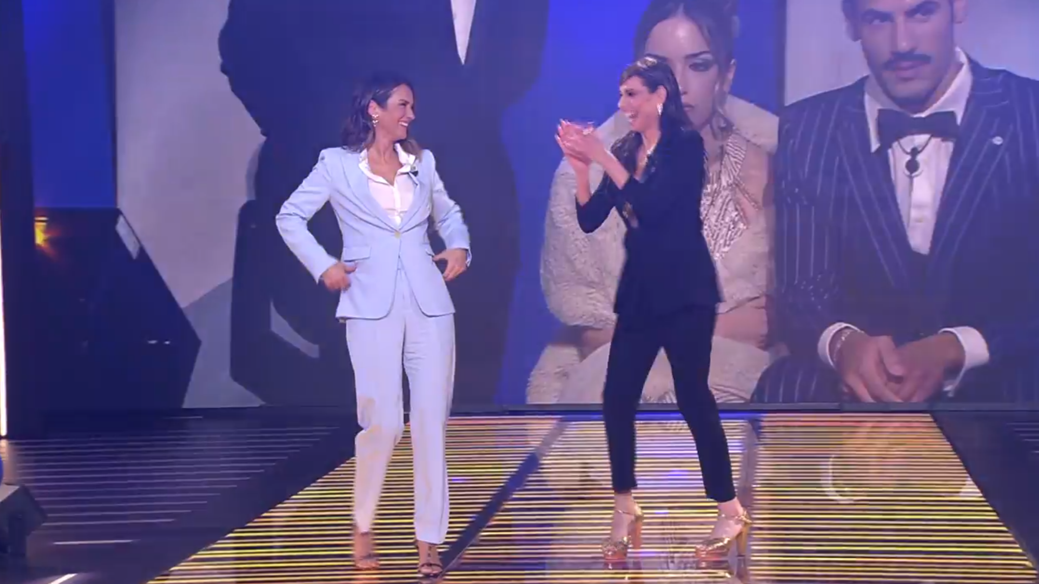 El baile de Elena con Marta Flich durante la final de 'GH DÚO'