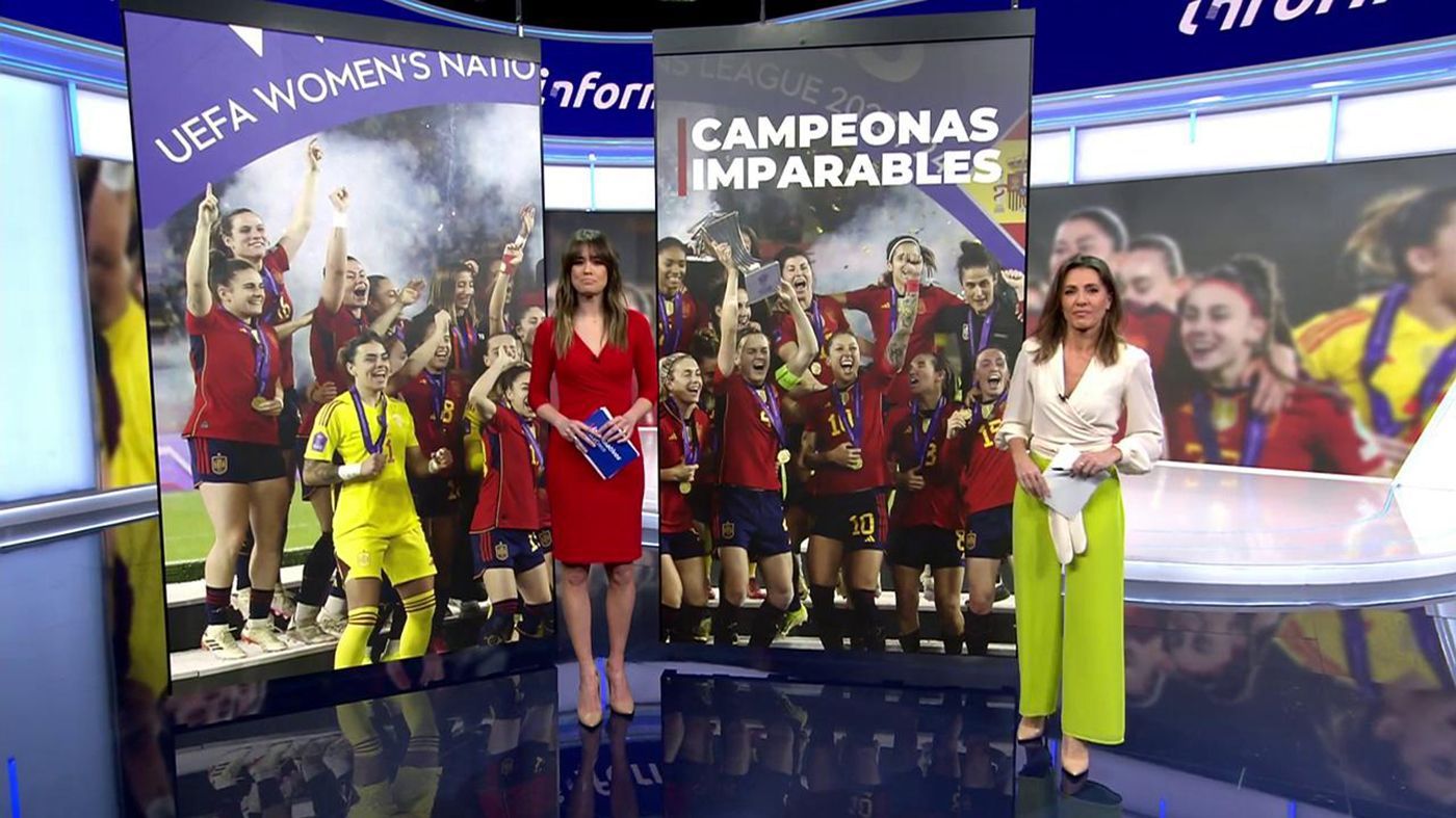 Con Ángeles Blanco e Isabel Jiménez Informativos Telecinco 2024 Mediodía 29/02/2024