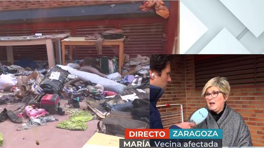 Una vecina afectada por los okupas de un garaje en Zaragoza: "Ha habido noches que han entrado hasta con armas, vivimos con miedo"