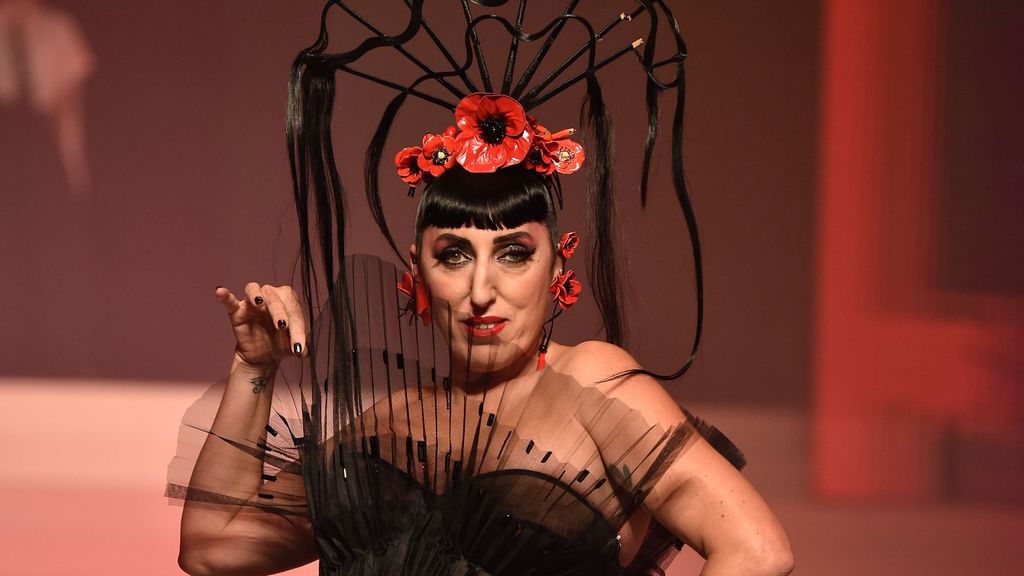 Rossy de Palma en un desfile de Jean-Paul Gaultier