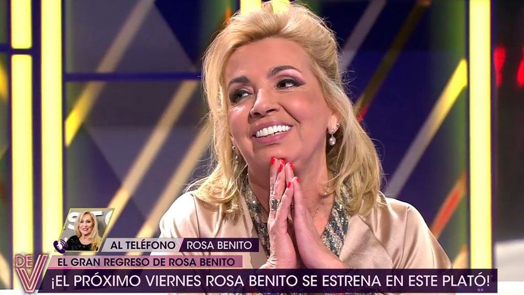 Rosa Benito, fichaje bomba de '¡De viernes!', se estrena aconsejando a Carmen Borrego para 'Supervivientes' ¡De viernes! Top Vídeos 41