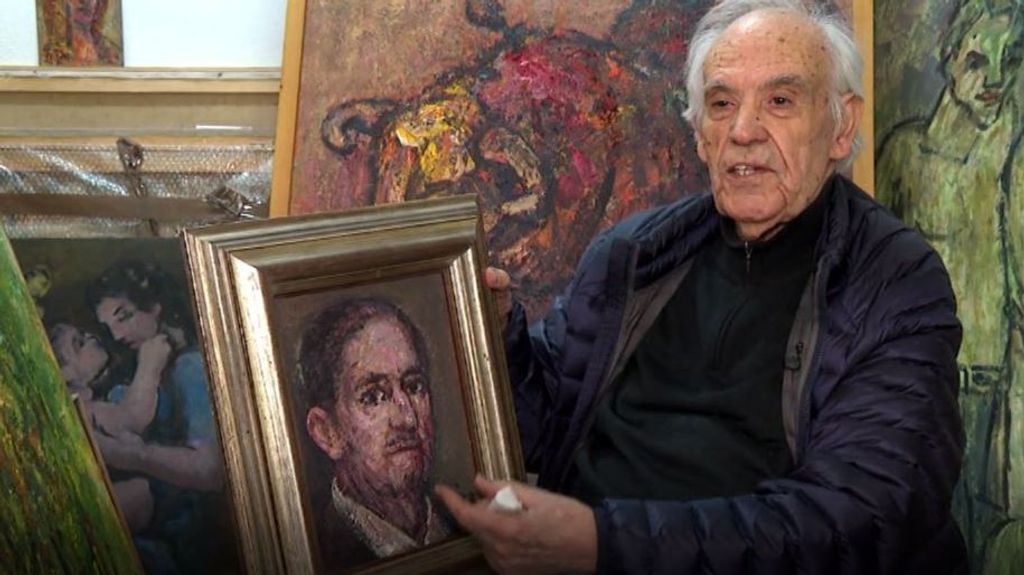 El genial pintor Manuel Prior expone su obra en una muestra itinerante, que se ha inaugurado esta semana en Toledo