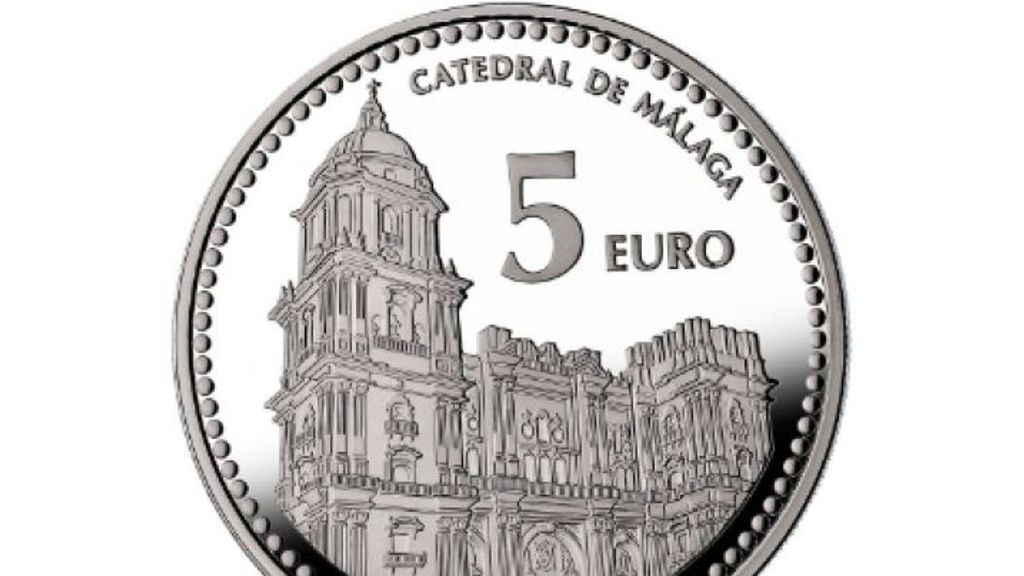 Moneda de 5 euros de Málaga