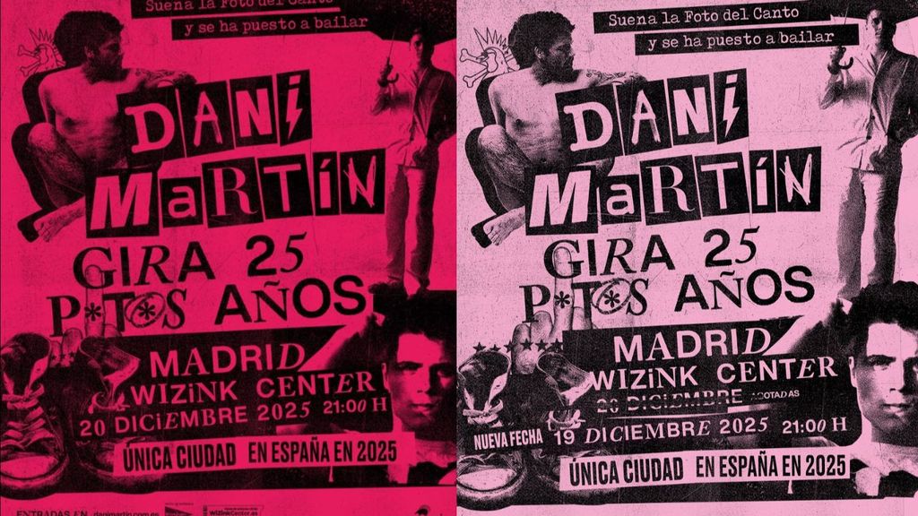 Conciertos de Dani Martín en Madrid