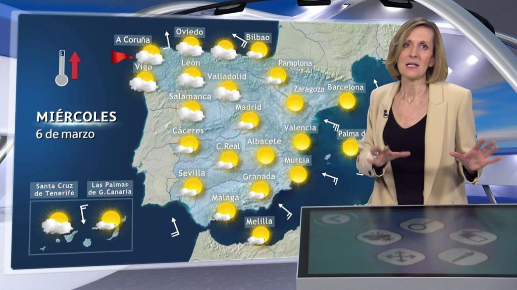 La previsión meteorológica con Rosalía Fernández