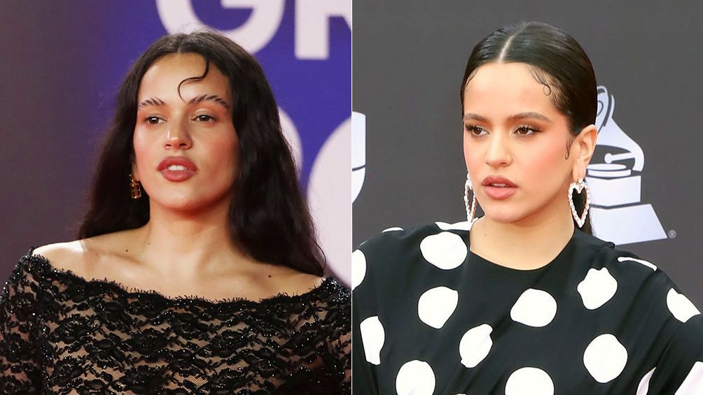 Rosalía en los Grammy Latinos de 2023 y 2019