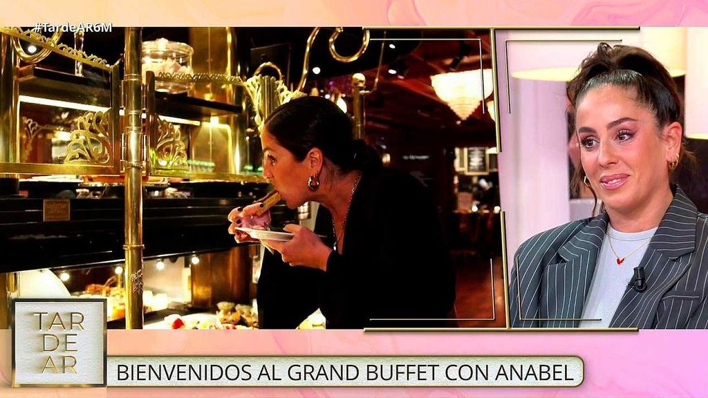 Anabel Pantoja visita el mayor buffet del mundo: "He sobrevivido"