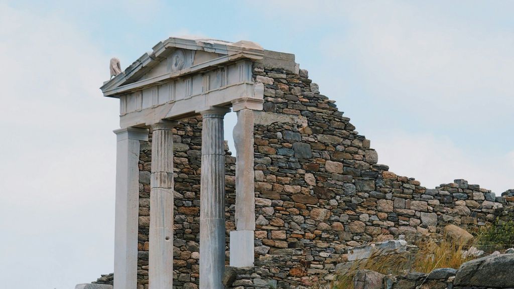 Ruinas griegas de Delos.