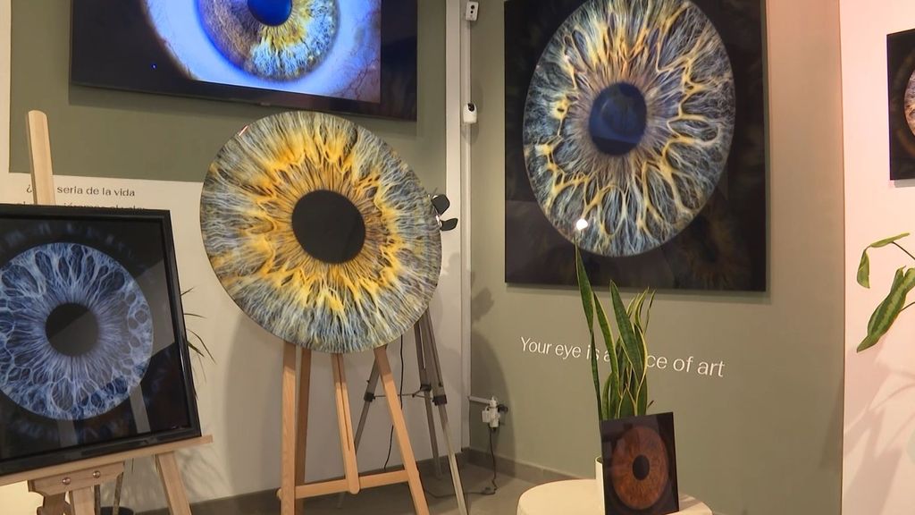 Las tiendas de fotografía que plasman el iris en un cuadro