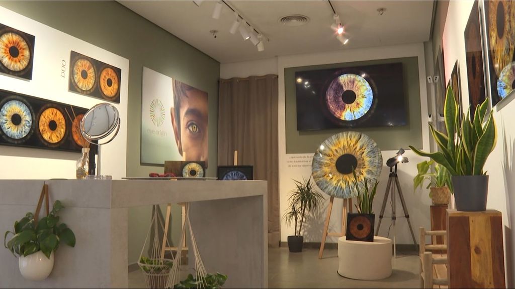 Las tiendas de fotografía que plasman el iris en un cuadro