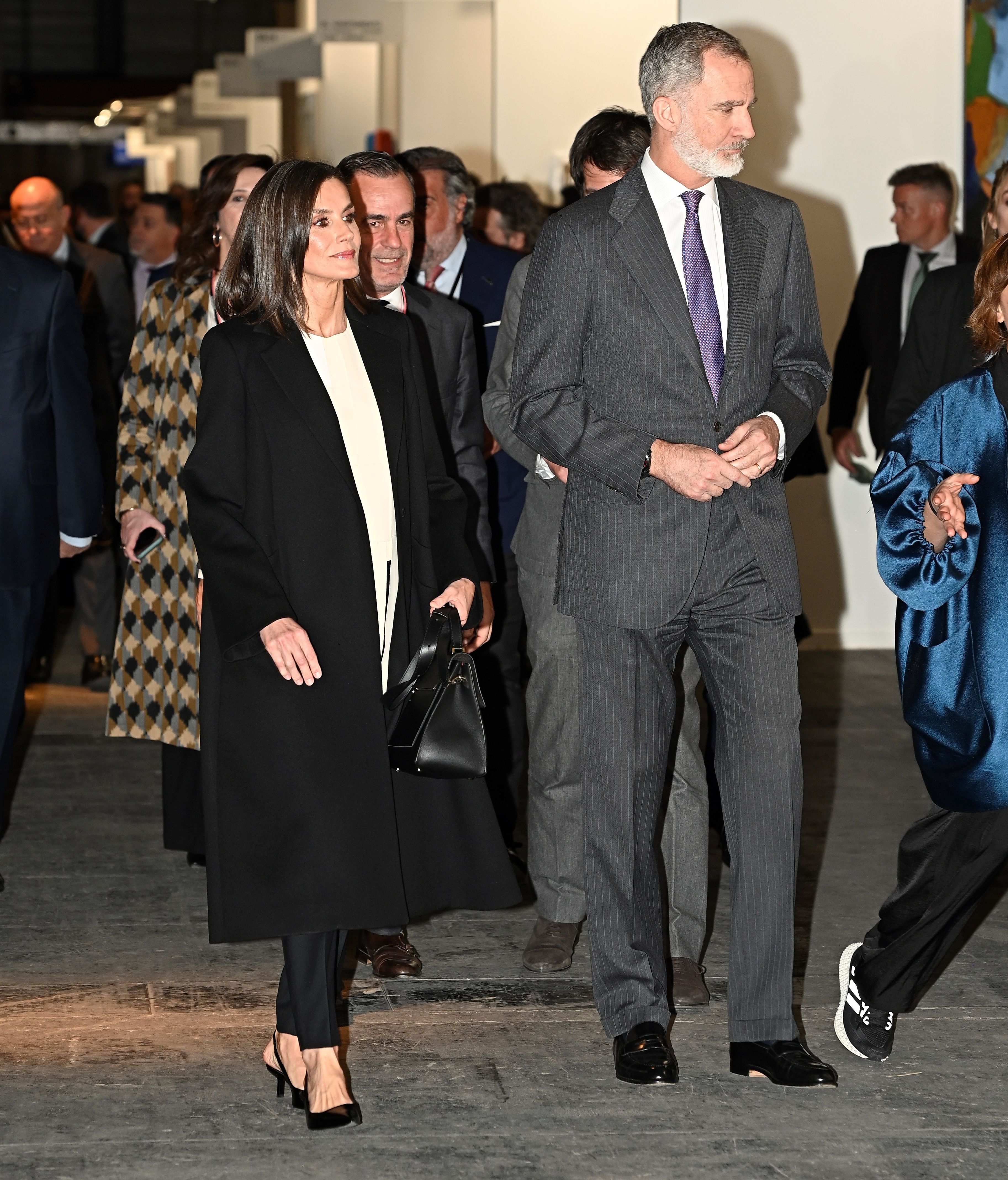 Los reyes en la inauguración de ARCO