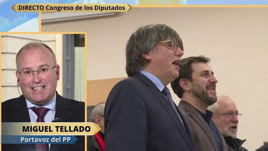 Miguel Tellado, portavoz del PP, sobre el PSOE: "Se supone que todos somos iguales ante la ley, a no ser que seas un chorizo del PSOE”
