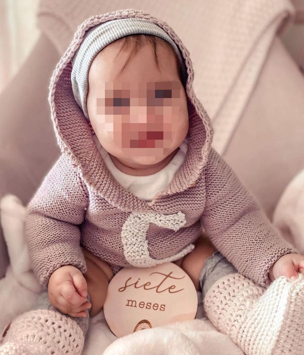 Camila, la hija de Javier Ungría y Elena Tablada, al cumplir siete meses