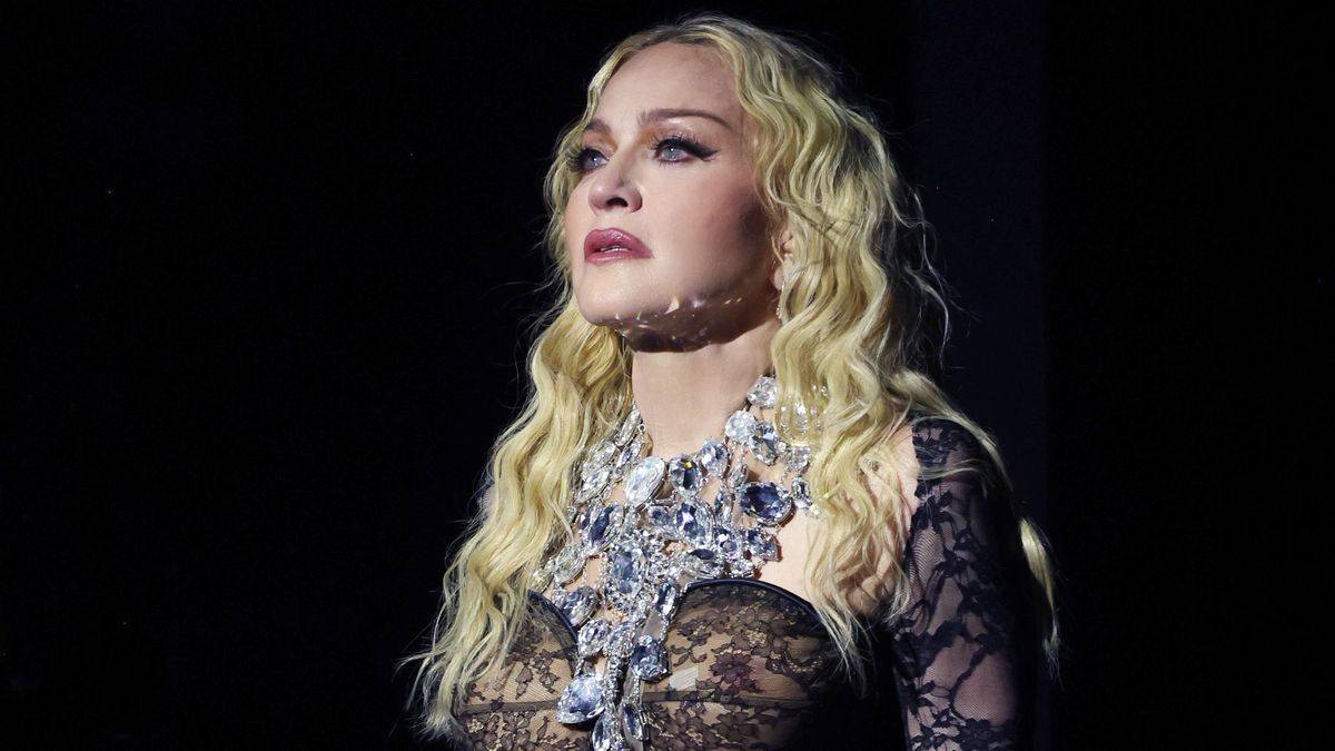 Madonna, durante uno de los conciertos de su gira 'The Celebration Tour'
