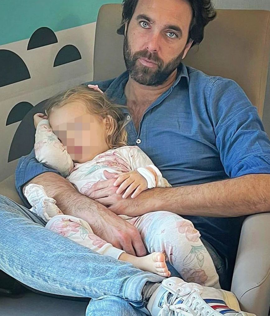 Ungría, con su hija a finales de 2022