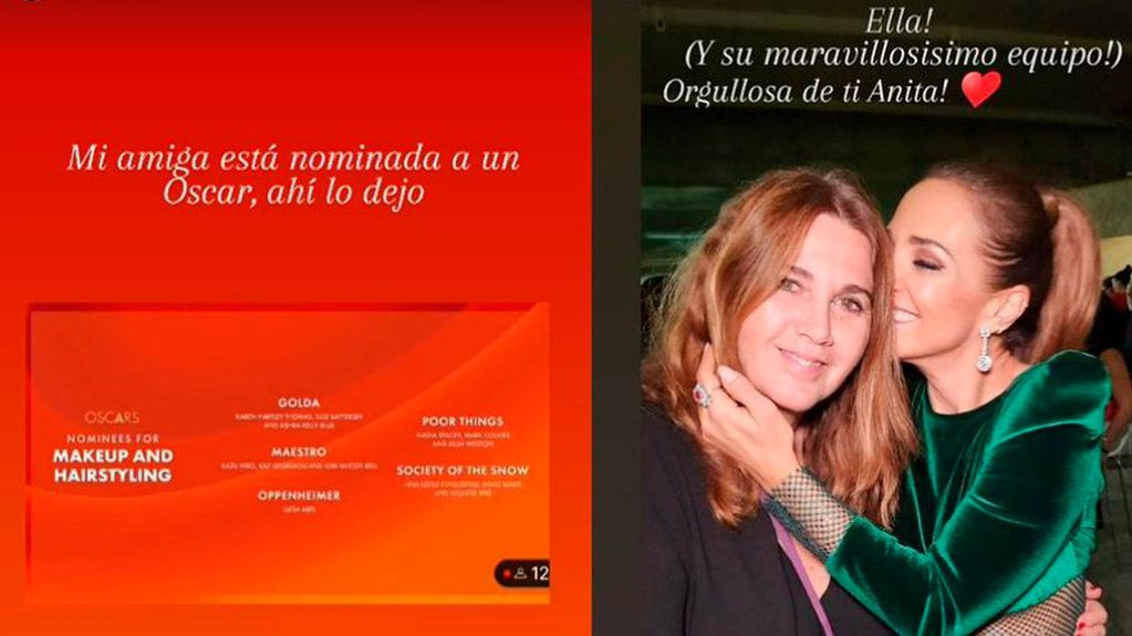 Así presumía Paula Echevarría de la nominación al Oscar de su amiga Ana López-Puigcerver