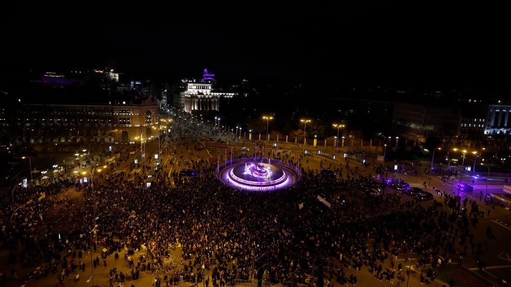 El feminismo vuelve a demostrar su poder de movilización en toda España