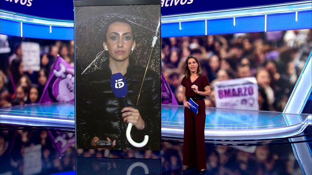 Con Ángeles Blanco Informativos Telecinco 2024 Noche 08/03/2024