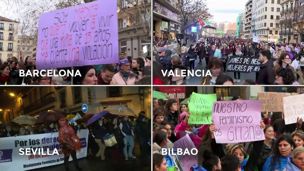 Este 8M las calles de toda España han sido tomadas por las mujeres