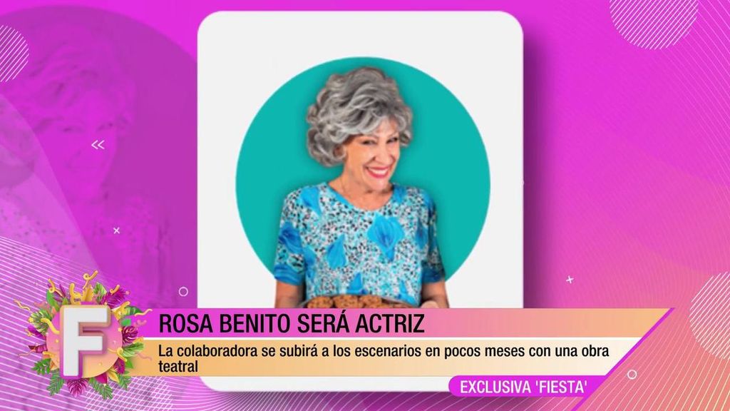 Rosa Benito caracterizada como Carmen