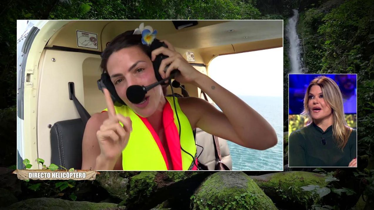 Laura Matamoros grita "Makoke a la calle" antes de saltar del helicóptero y hace que esta se rompa por completo: "No me lo esperaba"