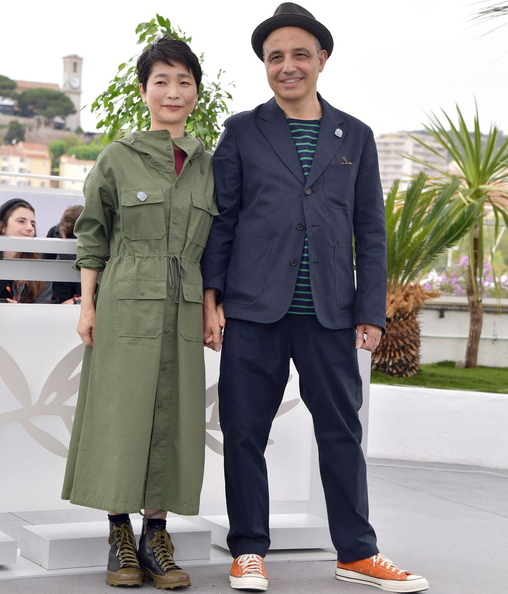 Berger junto a su compañera y colaboradora habitual, Yuko Harami.