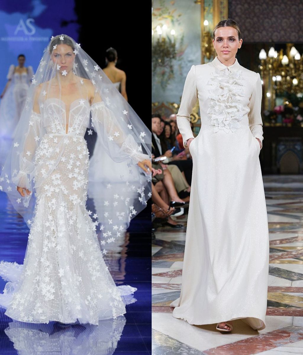 Vestidos de Agnieszka Swiatly y Jesús Segado