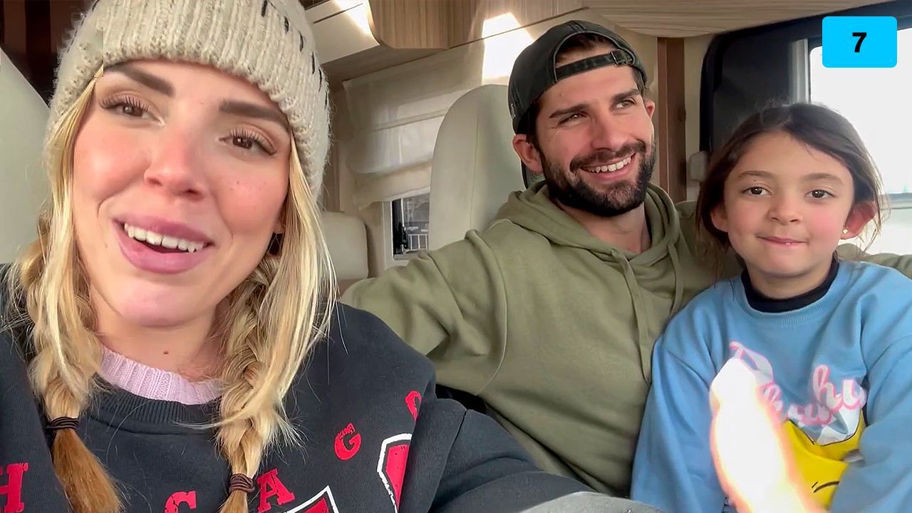 Danna Ponce muestra las condiciones en las que vive en una autocaravana (2/2)