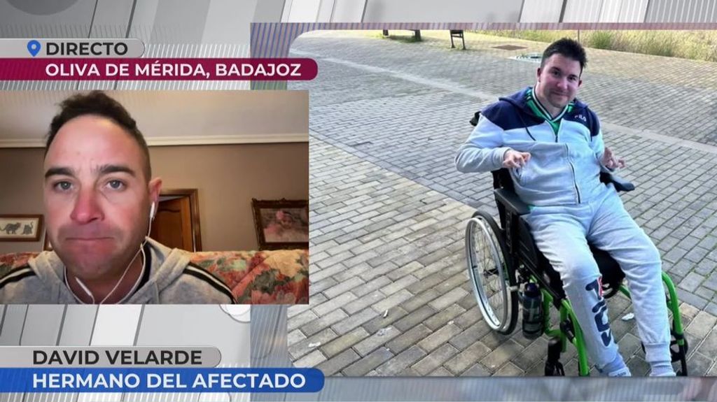 El hermano de Luis, tetrapléjico después de una operación: "Es una negligencia, los médicos no saben decir qué pasó"