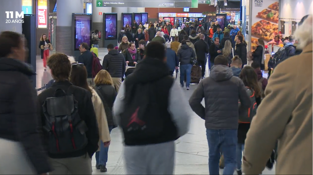 El trayecto que hicieron los trenes el 11 de marzo de 2004: las estaciones homenajean a las víctimas