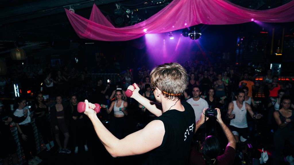 Entrenamiento en una discoteca de Barcelona